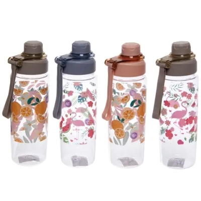 Бутылка питьевая пластиковая 650мл «Фруктовый взрыв», микс цветов