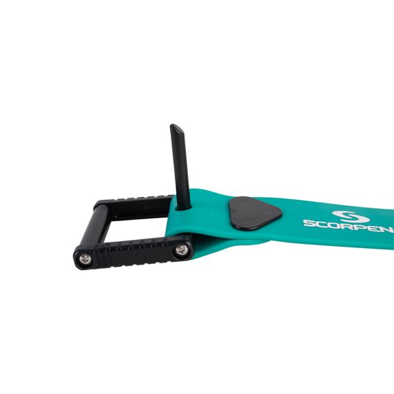 Ремень Scorpena F с пластиковой марсельской пряжкой бирюзовый