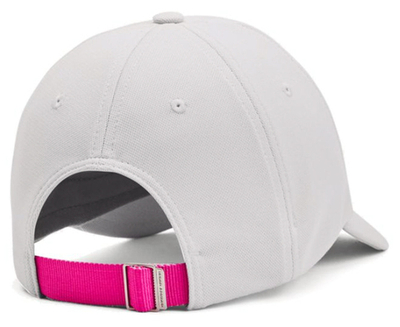 Теннисная кепка Under Armour Women's UA Blitzing Adjustable Cap - halo gray/rebel pink