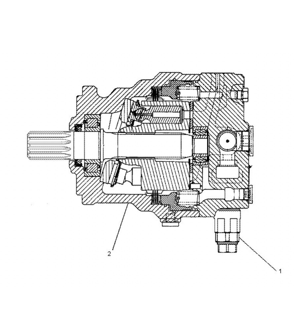 Гидромотор поворота CAT 336D