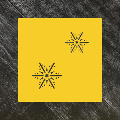 Трафарет новогодний №79