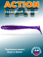 Силиконовая приманка ACTION FAT 6,1"(3шт) 155мм, цвет 008