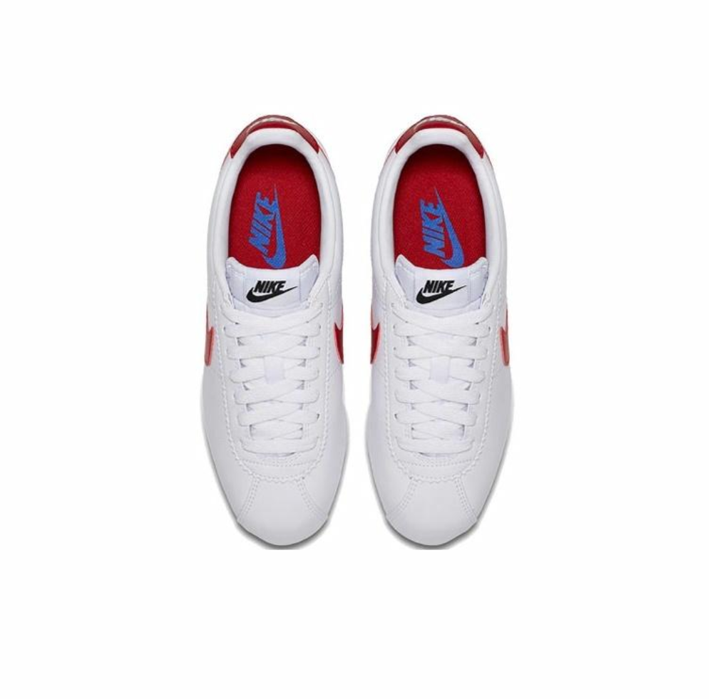 Женские кроссовки Nike Cortez Leather 'White Red' 807471-103