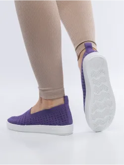 Мокасины летние текстильные