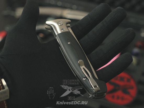 Складной нож Steelclaw Страйк c клинком из стали D2, рукоять G10 / Stainless Steel