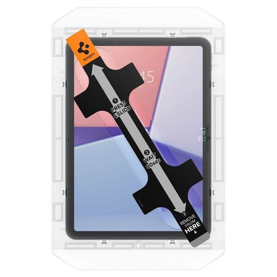 Защитное стекло Spigen Glas.tR EZ Fit для iPad Air 11 (2024) AGL07798 Прозрачный