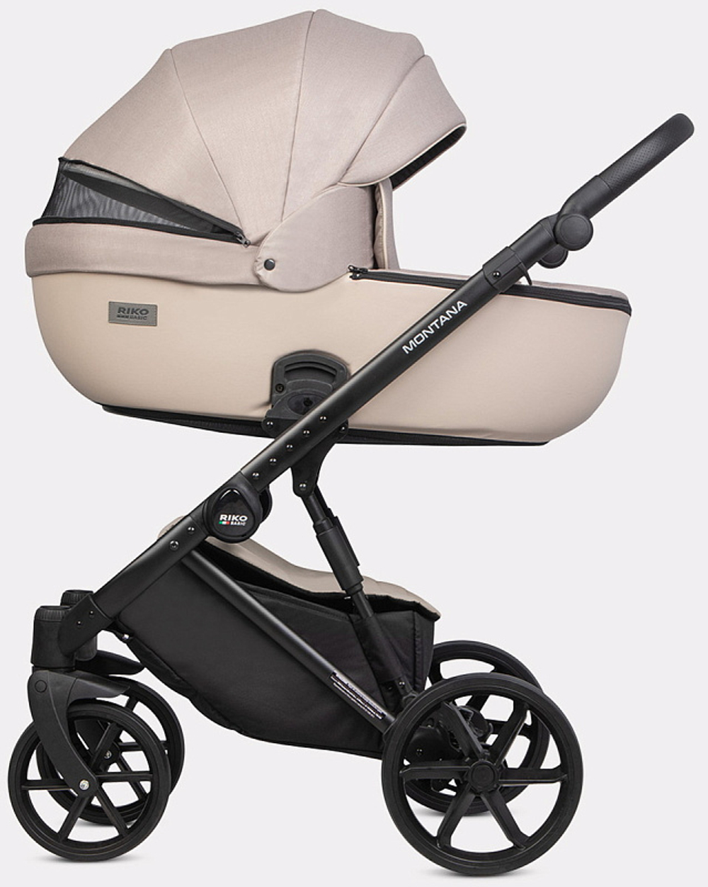 Детская коляска Riko Basic Montana Plus 3 в 1 42 Beige (бежевый)