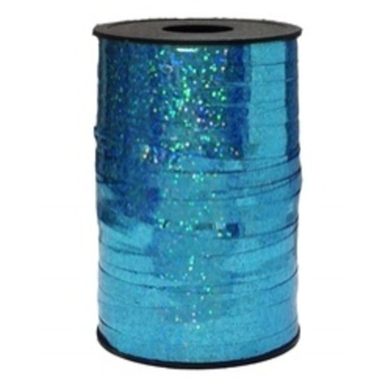 Лента полипропиленовая (0,5 см*250 м) Голубой, Голография, 1 шт.