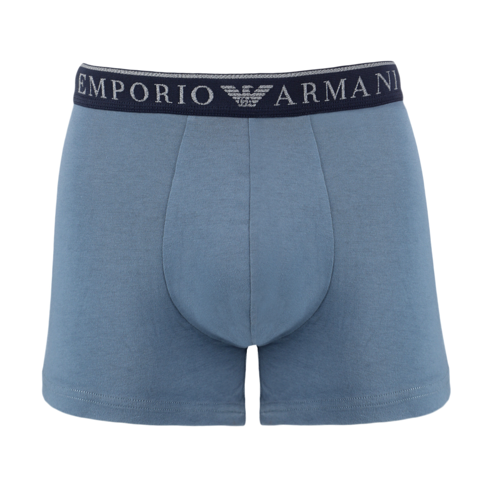 Набор мужских трусов хипсов 2в1 (серый, серо-голубой) Emporio Armani 111769_4F720 15349