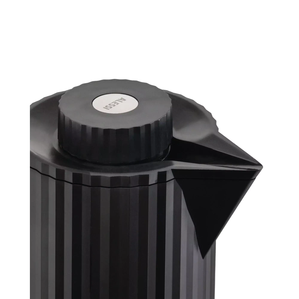 Alessi - Термокувшин Plisse 1л черный / артикул   MDL12 B  / GTIN 8003299461370