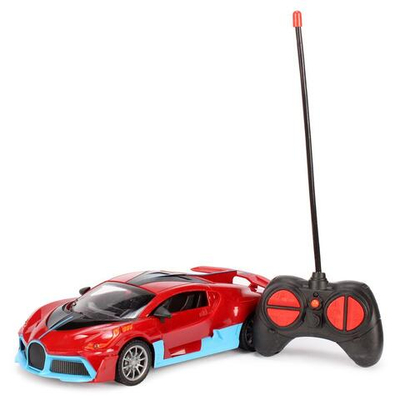 Машина классическая на РУ, красная, коробка 566-16