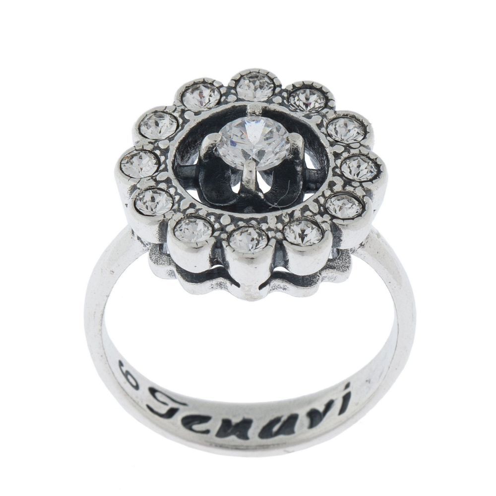 "Гейрот" кольцо в серебряном покрытии из коллекции "Реплики истории" от Jenavi