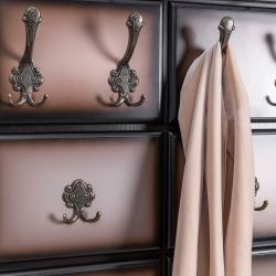 Вешалка настенная Пандора 4 Орех Оберджин Шоколад