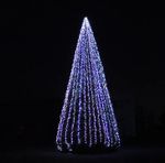 Уличная Гирлянда БЕЗ режимов "Классик одноцветный" (24В) для уличных елок от 3 до 15 м