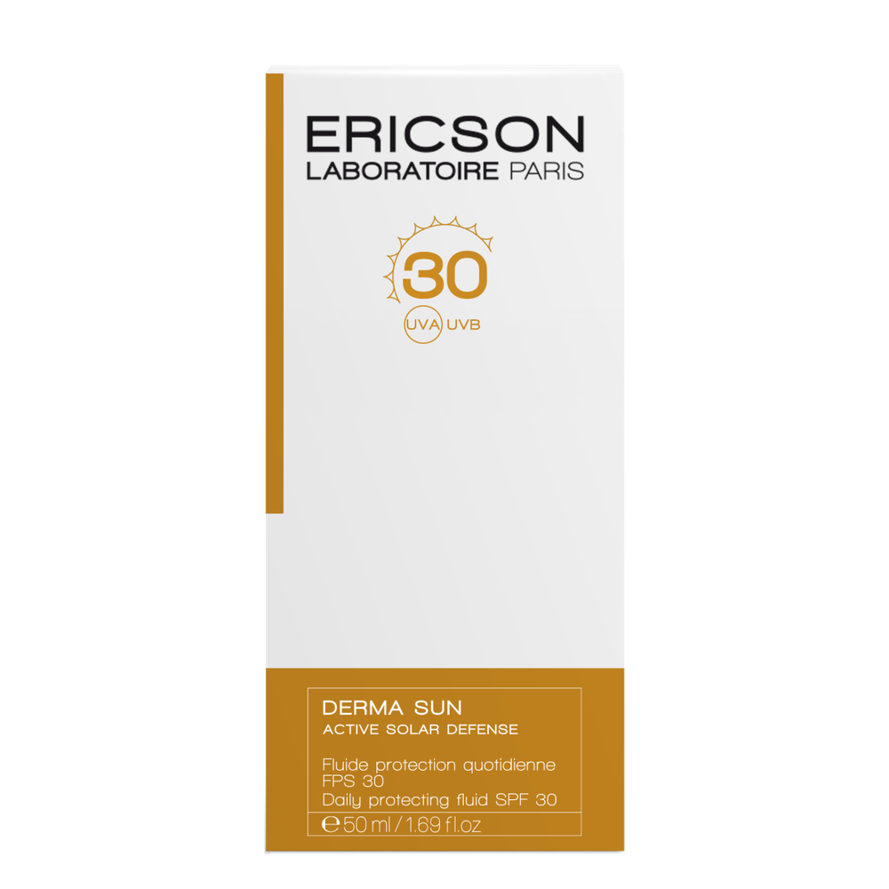 Ericson Laboratoire Солнцезащитный флюид SPF30 SPF30 Daily Protecting Fluid 50 мл. Для лица