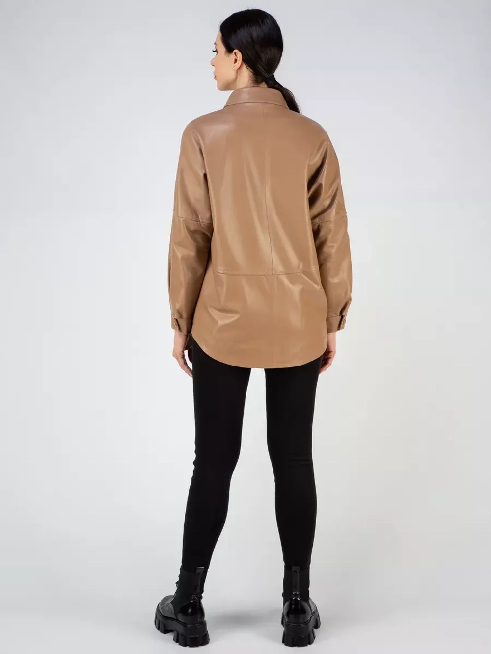 Куртка кожаная натуральная рубашка Турция