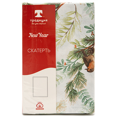 Скатерть 145*180см Лес «NewYear»