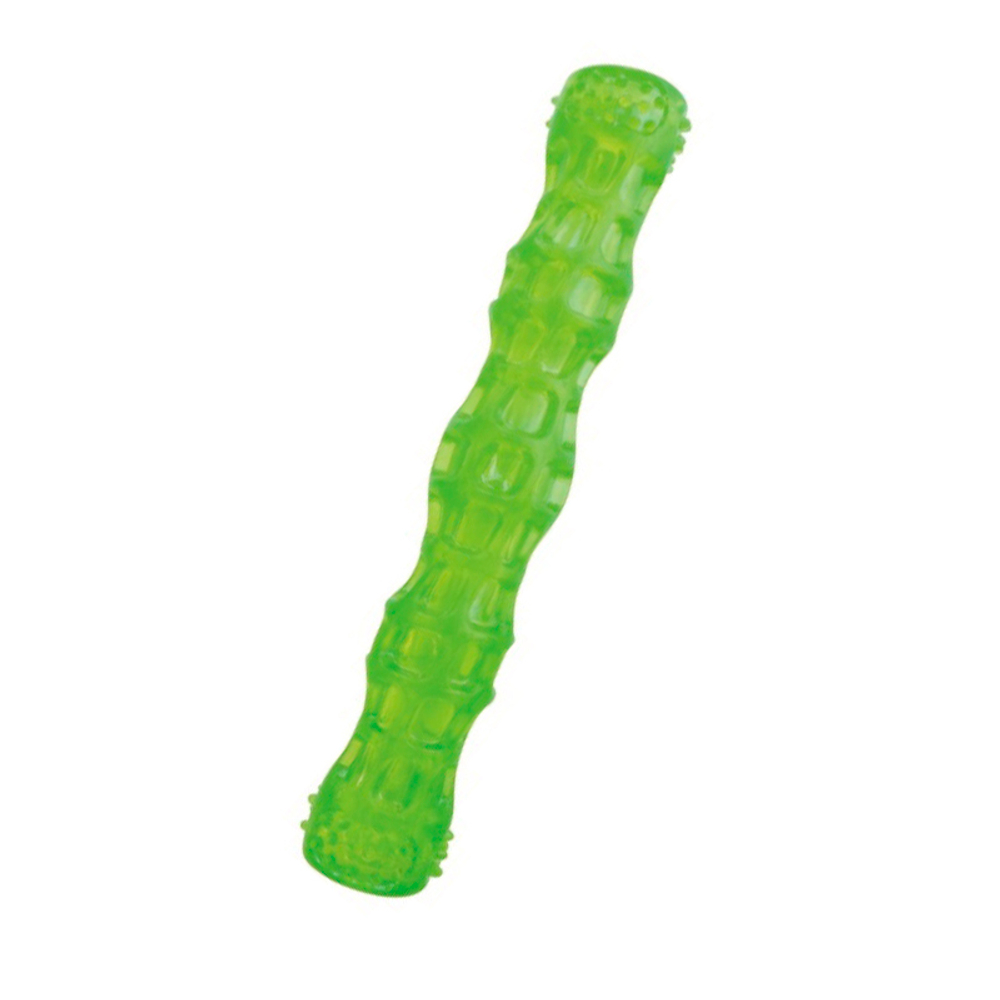 Игрушка палка-пищалка "Squeaky Stick" зеленый для собак 27,3х5 см M-PETS