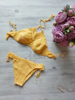 Вязаный купальник