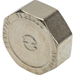 Заглушка с внутренней резьбой STOUT SFT 0027 - 1"1/4 (для стальных труб, латунь никелированная)