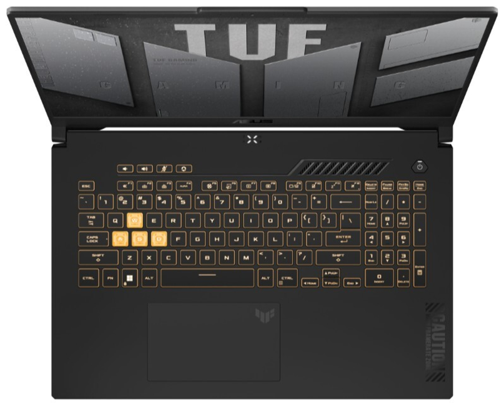 Ноутбук  ASUS TUF F17 FX707VI-HX106 17.3 ", Core i7, 16 Гб RAM, 1 Тб SSD, GeForce RTX 4070, Серый
