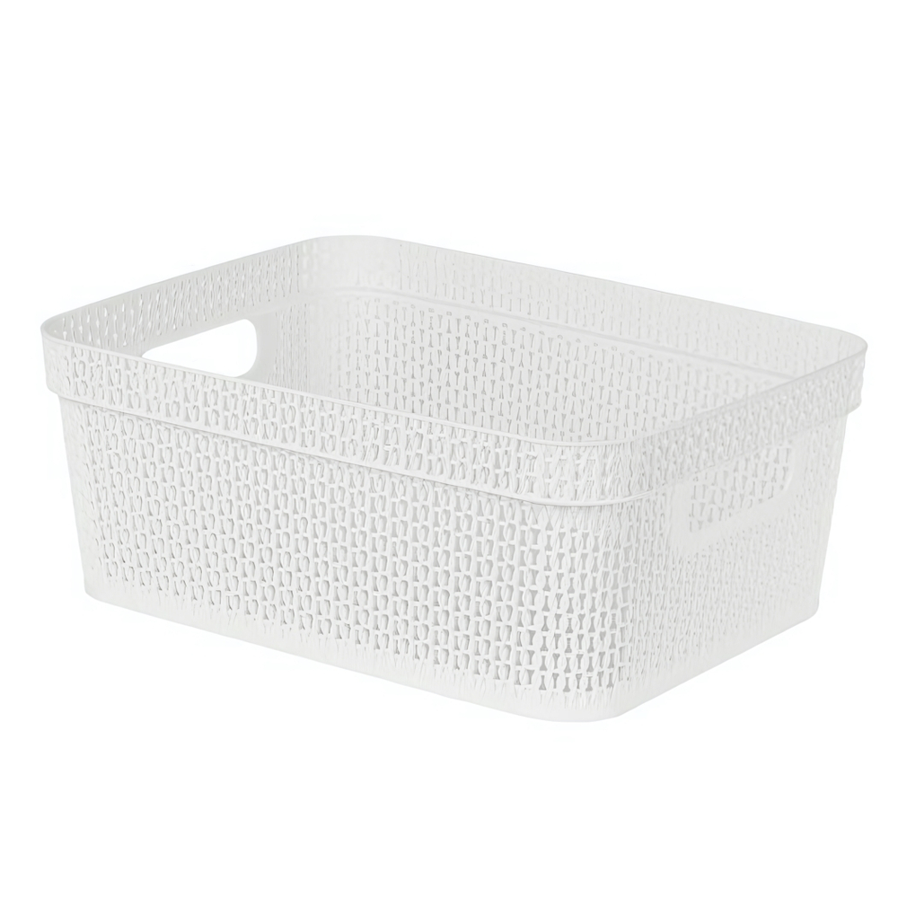 Корзина для хранения Keeplex Ajur с л 36,5х27х14,1см белое облако
