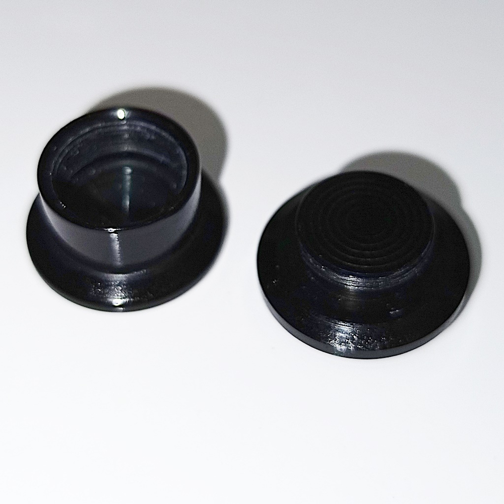 Плаги "Черный кот" для пирсинга ушей (диаметр 12 мм) 1 штука. Материал: акрил.