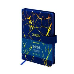 Ежедневник датированный А5 BRAUBERG "Goldy" (117472)