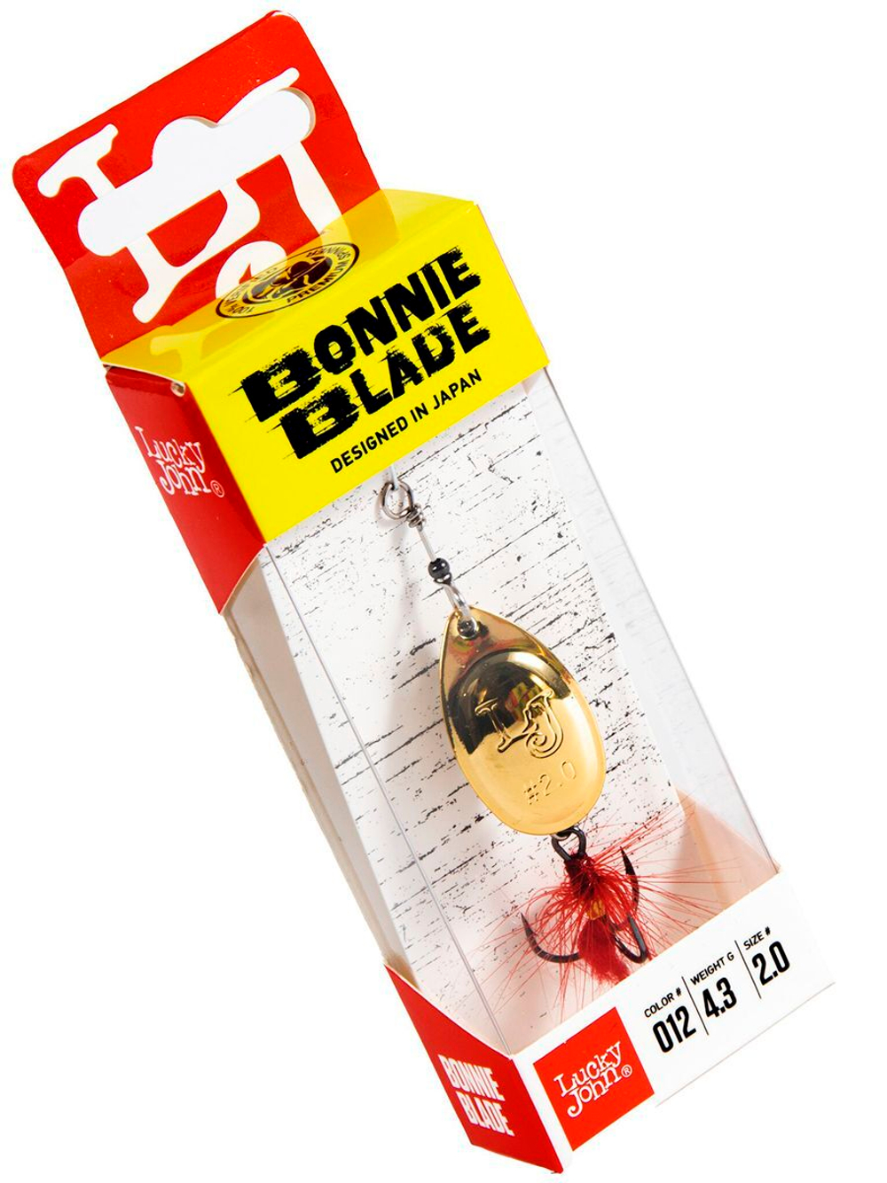 Блесна вращающаяся Lucky John BONNIE BLADE 4 10.3г 011 в блистере