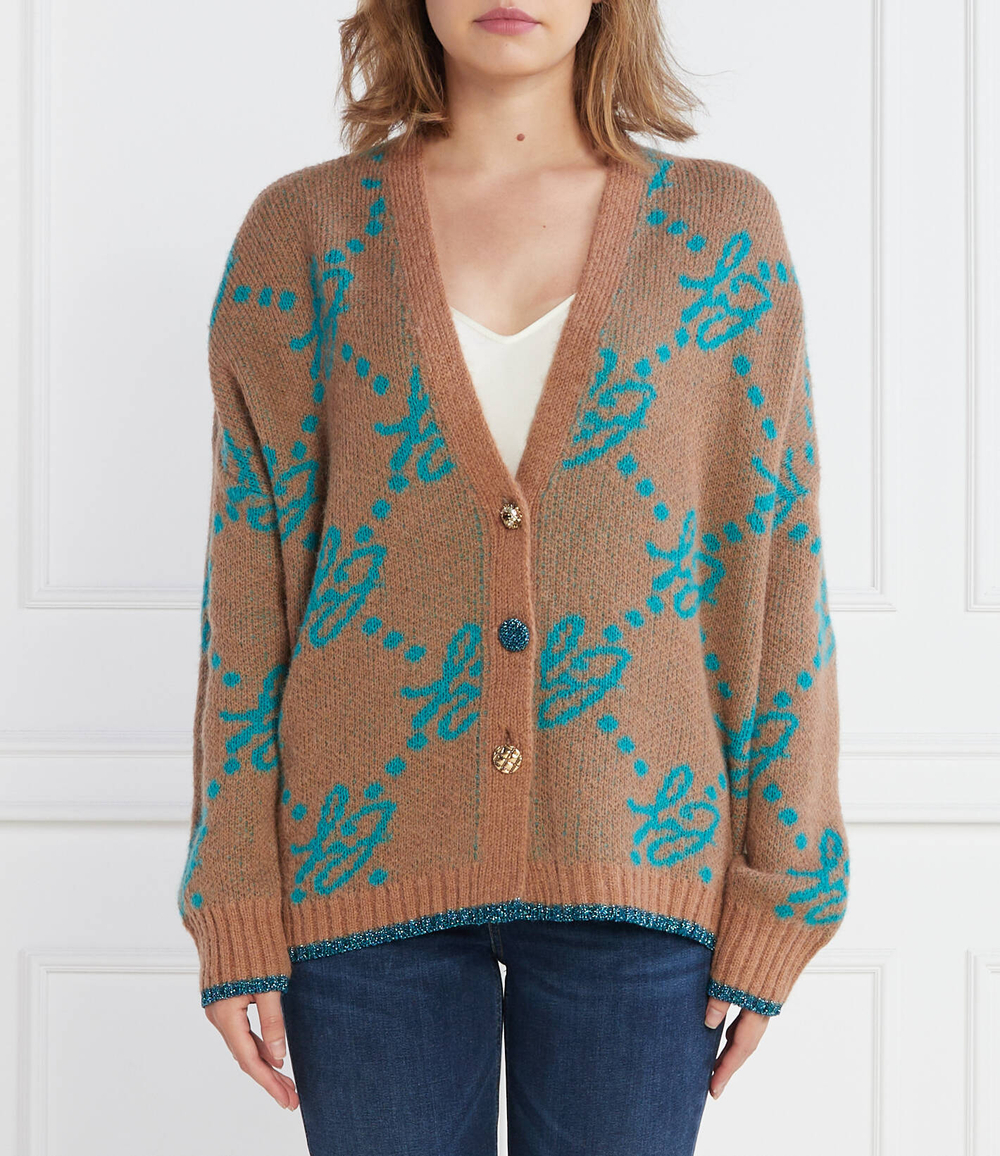 Кардиган Liu Jo - коричневый(MF3226 MAG71)