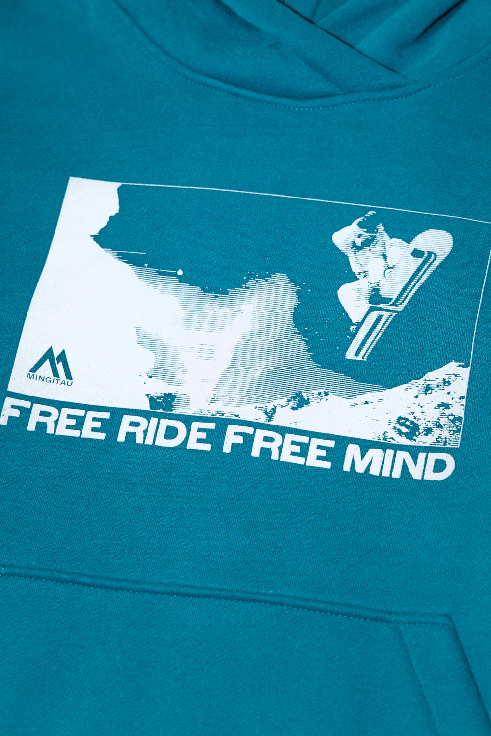 Худи оверсайз "Free Ride Free Mind"