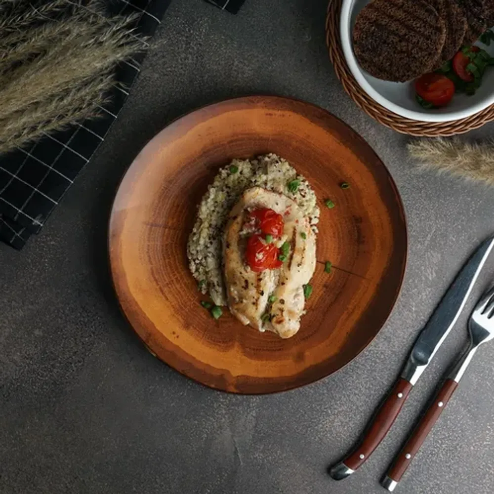 Тарелка 23 см h2,7 см Wood Fusion P.L. Proff Cuisine [4]
