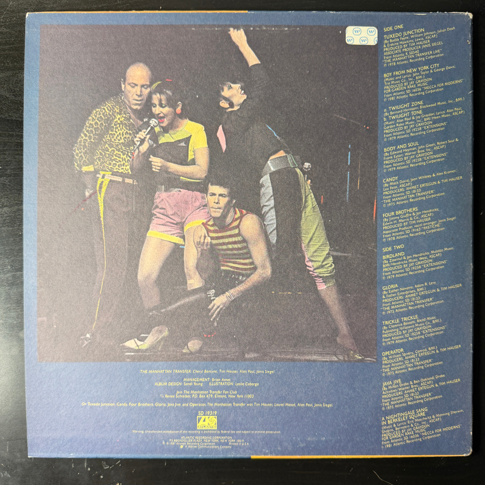 The Manhattan Transfer ‎– The Best Of The Manhattan Transfer (США 1981г.)