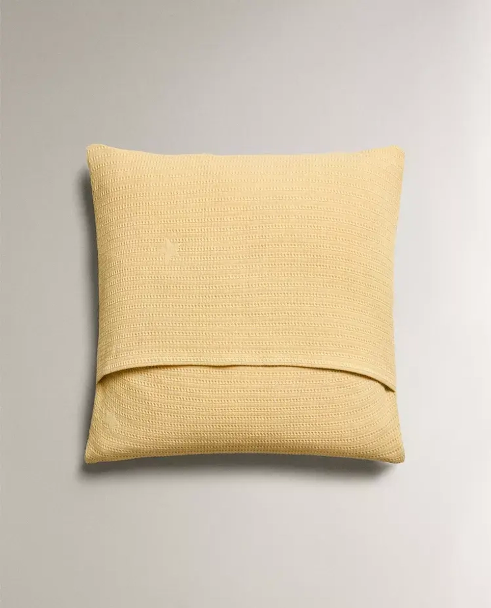 ZARA HOME НАВОЛОЧКА ДЛЯ ДЕКОРАТИВНОЙ ПОДУШКИ С РЕЛЬЕФНЫМ УЗОРОМ ЗВЕЗДЫ, ЛАЙМОВЫЙ