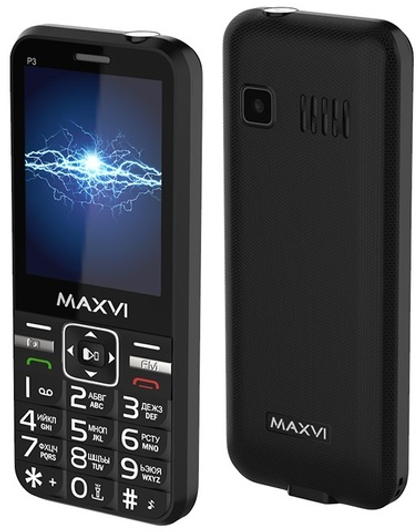 Сотовый телефон Maxvi P3 Black
