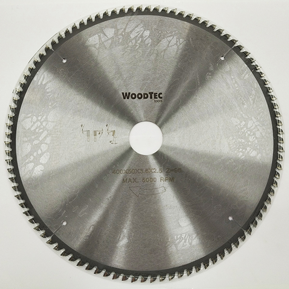 Пила дисковая Ø400 х 50 х 3,6/2,5 Z96 WZ WoodTec