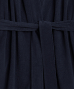 Женский халат Atlantic, 1 шт. в уп., хлопок, темно-синий, SZL-002