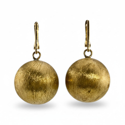 Серьги "Золотой шар"