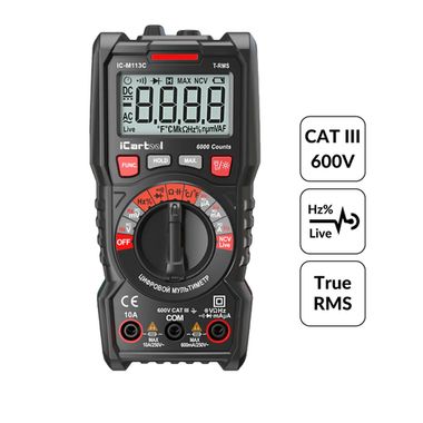 Мультиметр цифровой iCartool IC-M113C