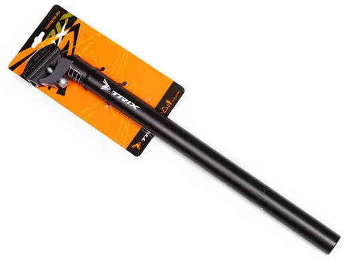 Подседельный штырь TRIX, алюминиевый, с замком на 1 болт, 31.6 мм, длина 400 мм, черный