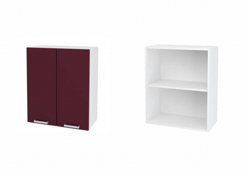 Дина ШВ 600 фасад шимо темный/копус белый