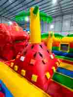 Коммерческий надувной батут «Змей Горыныч» 8,5*7*6 м