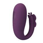 Фиолетовое виброяйцо для ношения с управлением через приложение Pretty Love Klay App-Enabled Thrusting Hands-Free Vibrator Egg BI-300093HP