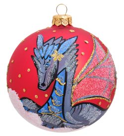 Элита НФШ-1160/2 Ел. украшение Шар «Дракон небесный» 100 мм