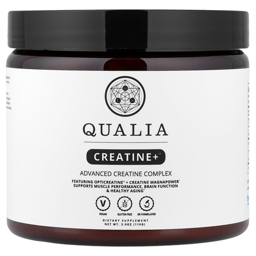 Qualia, Creatine+™, улучшенный комплекс с креатином, 110 г (3,9 унции)