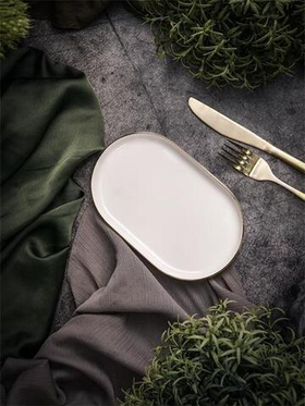 Блюдо овальное 18см CHOPIN GOLD