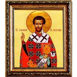 Тимофей Прусский Священномученик. Икона на холсте.