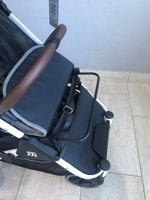 Коляска прогулочная Babalo 2024 Снег текстиль на белой раме