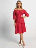 Платье с поясом Дафна (красное) П15524-8М LT Collection