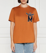 Футболка MCM - коричневый(MHTEAMM09)